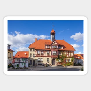 Gernrode town hall; Gernrode; Quedlinburg; Saxony-Anhalt Sticker